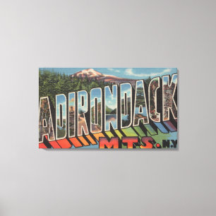 Toile Montagnes d'Adirondack, New York