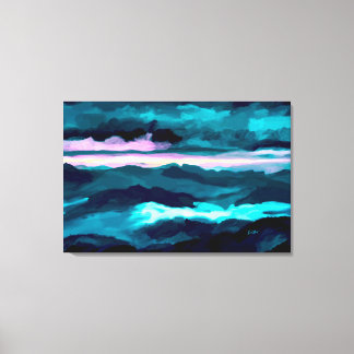 Toile Montagnes fumées