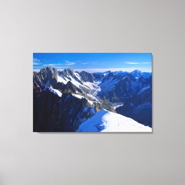 Toile Montagnes | Mont Blanc, Alpes européennes (Recto)
