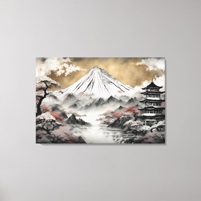 Toile Montain japonais (Recto)