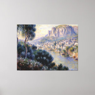 Toile Monte Carlo Vue de Roquebrune