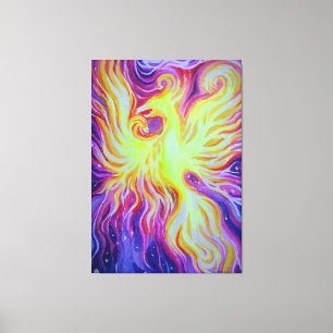 Toile Montée d'un Phoenix