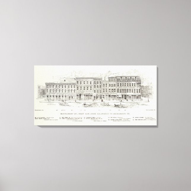 Toile Montgomery West side California et Sacramento (Recto)