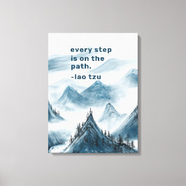Toile Monts Art Inspirer Taoisme Citation Poster