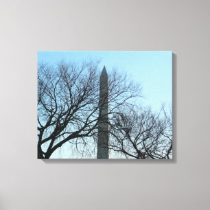 Toile Monument de Washington dans le paysage d'hiver I