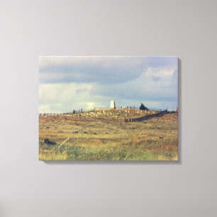 Toile Monument national de champ de bataille de Little