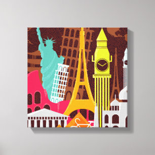 Toile Monuments internationaux