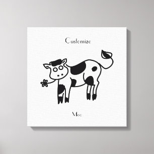 Toile Moo Cow Thunder_Cove