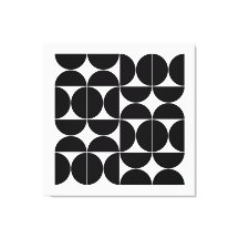 Mood demi-cercles en noir