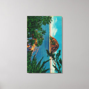 Toile Morro Rock dans le comté de San Luis Obispo