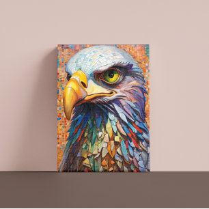 Toile Mosaic Eagle Canvas Imprimer
