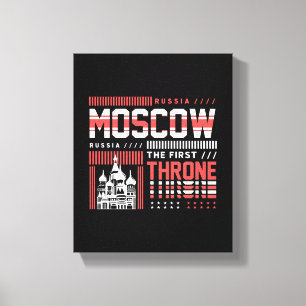 Toile Moscou Russie Monument Historique Typographie Voya
