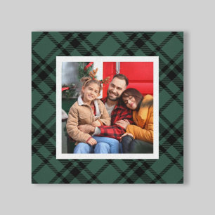 Toile Motif à carreaux Tartan Vert Chasseur pour photo d