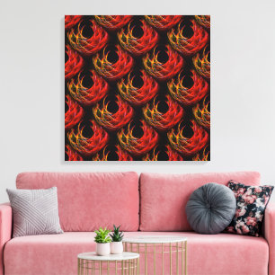 Toile Motif artistique abstrait élégant bohème moderne m
