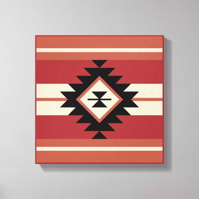Toile Motif Aztec (Recto)