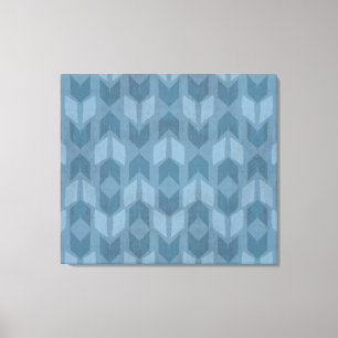 Toile Motif bleu extérieur de flèche d'étape   de Geo