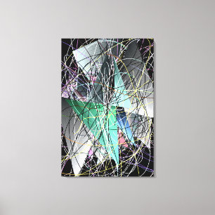 Toile Motif d'art géométrique 3D abstrait
