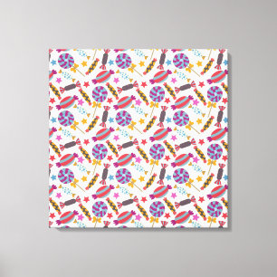 Toile Motif de bonbons motif Lollies lollipop 46
