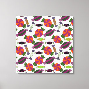 Toile Motif de bonbons motif Lollies lollipop 51