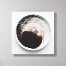 Motif de café monochrome texture art abstrait 18