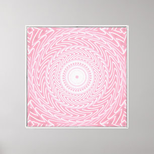Toile Motif de cercles roses