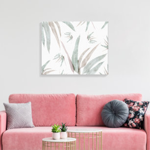 Toile Motif de feuilles d'eucalyptus