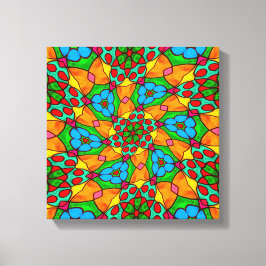 Toile Motif de fleurs esthétiques