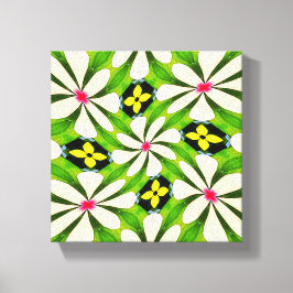 Toile Motif de fleurs esthétiques