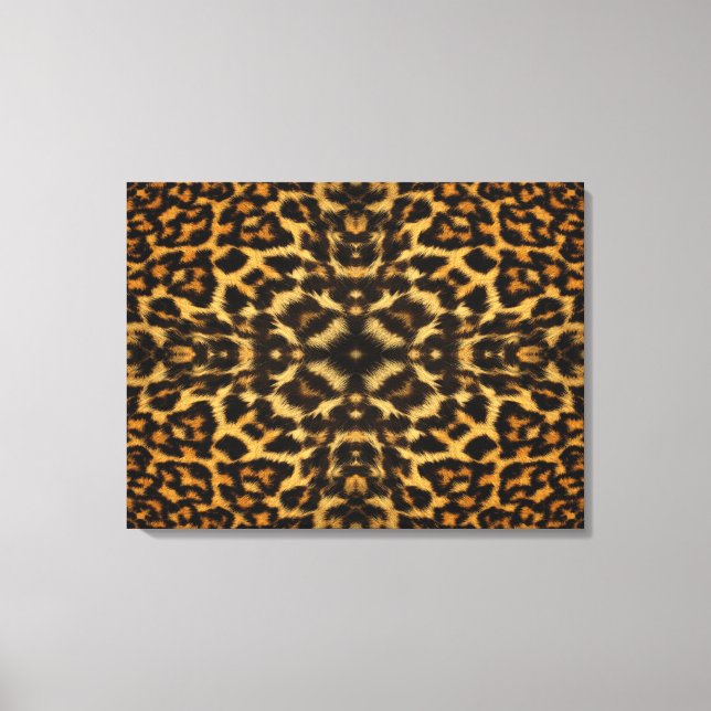 Toile Motif de fourrure Leopard (Recto)