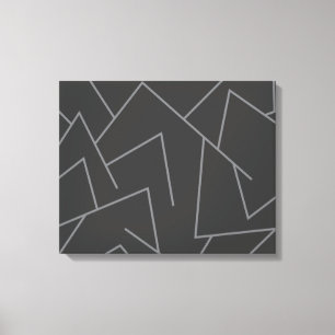 Toile Motif de ligne graphique moderne, urbain simple, d