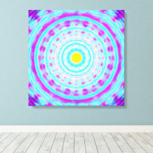 Toile Motif de mandala de physique quantique