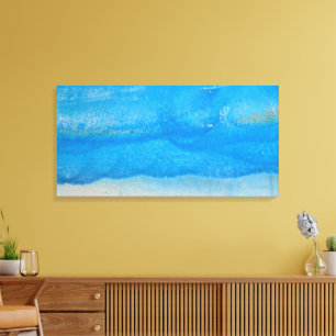 Toile Motif de peinture aquarelle abstraite