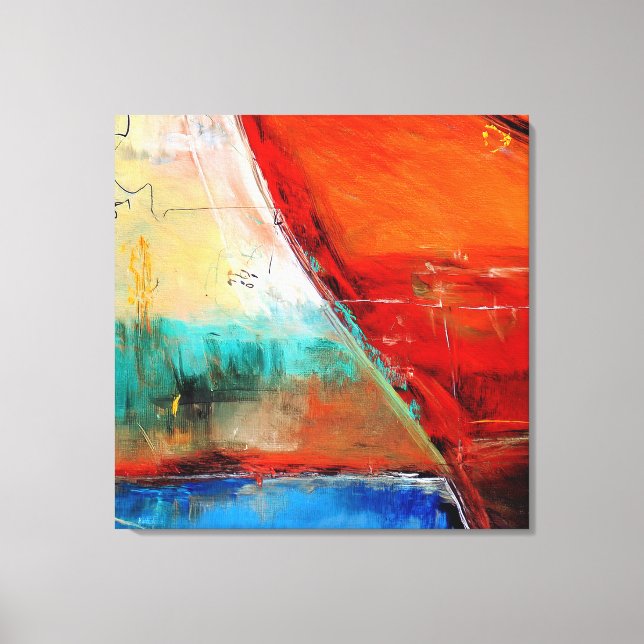 Toile Motif de texture Abstraite moderne (Recto)