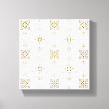 Motif de tuile dorée simple et élégant