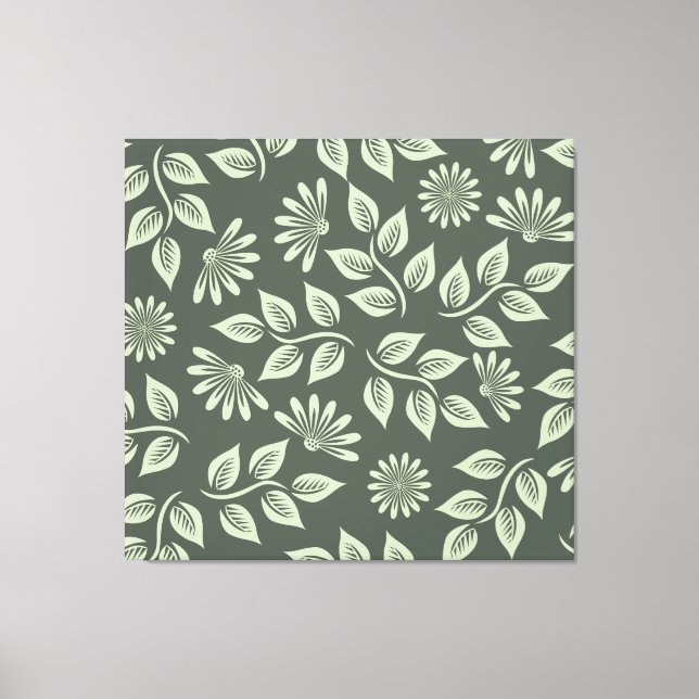 Toile Motif des fleurs de printemps (Recto)