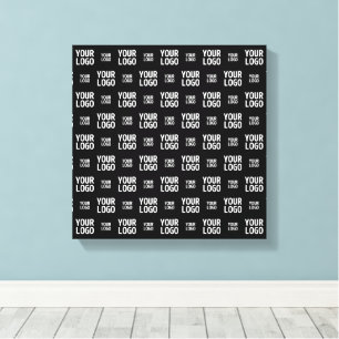 Toile Motif d'image, de design ou de logo d'entreprise é
