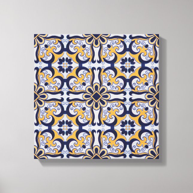Toile Motif en tuiles portugaises (Recto)