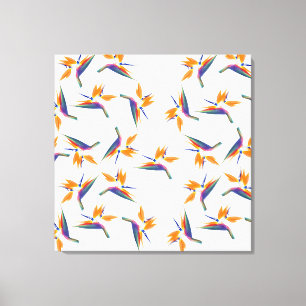 Toile Motif fleur d'oiseau de paradis