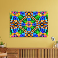 Motif Fleurs Abstraites uniques