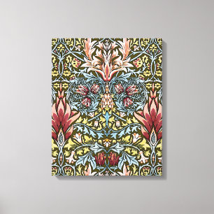 Toile Motif floral à tête de serpent de William Morris