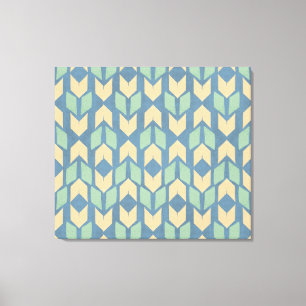Toile Motif géométrique extérieur de flèche d'étape
