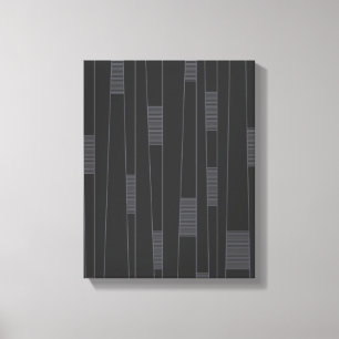 Toile Motif graphique linéaire simple, minimal et modern