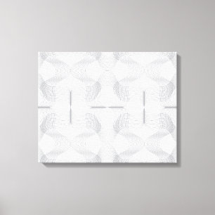 Toile Motif graphique ondulé simple, moderne et tendance