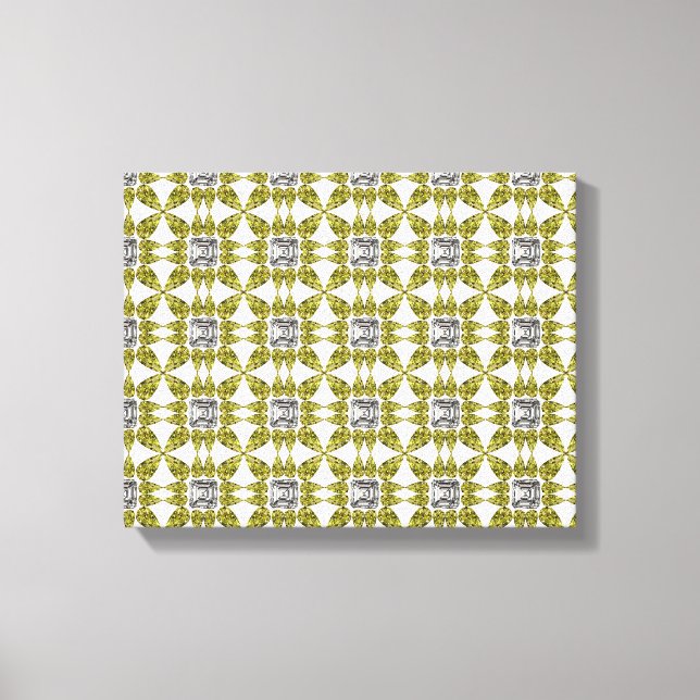 Toile Motif jaune (Recto)