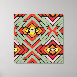 Toile Motif multicolore du Sud-Ouest