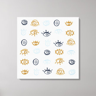 Toile Motif oeil mal