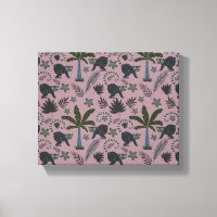 Motif sans couture Les animaux tropicaux sauts de