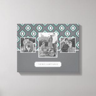 Toile Motif tribal Retro Ikat   Photos et textes de fami