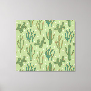 Toile Motif vert de cactus d'étape   de Geo de sud-oues