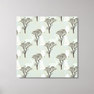 Toile Motif Woodland